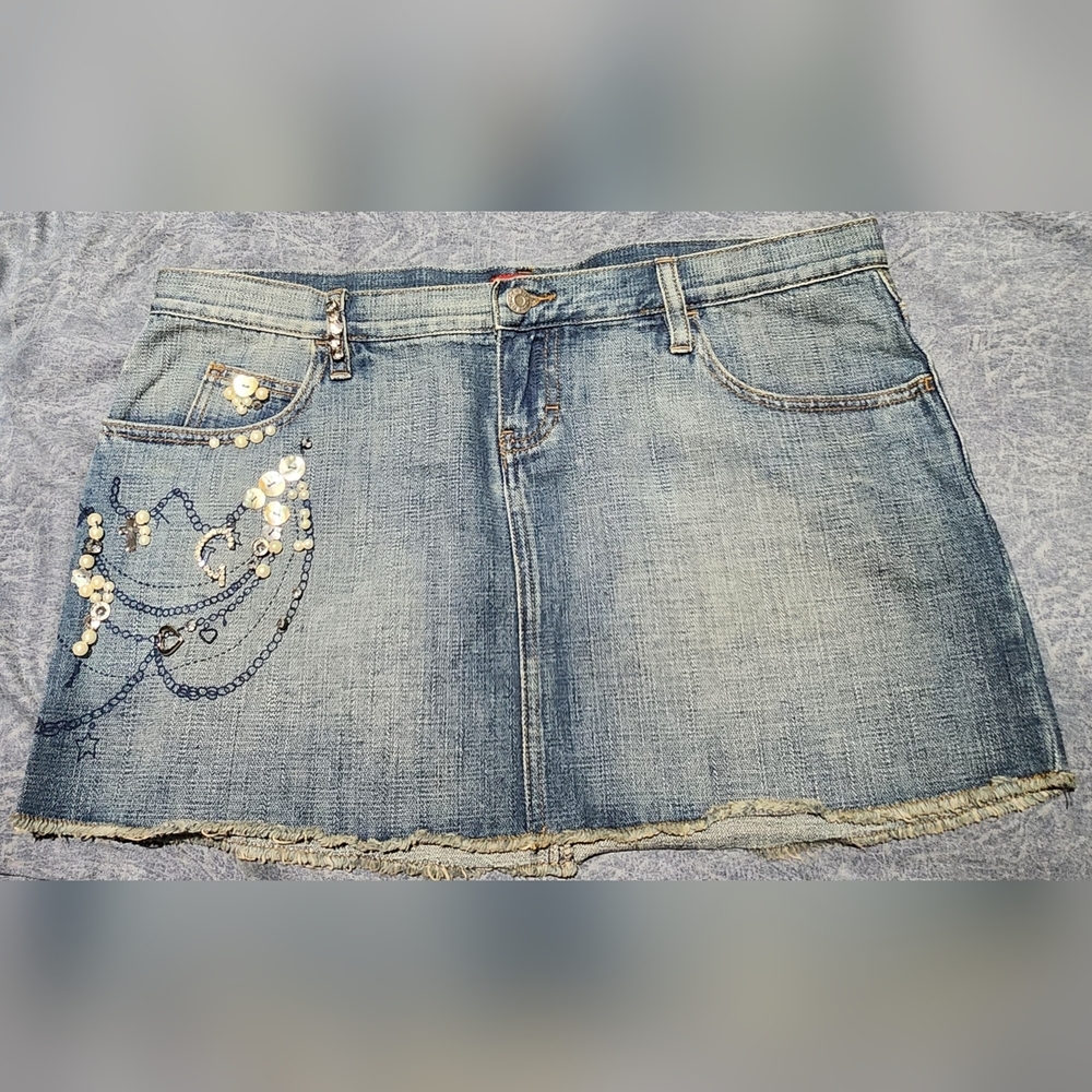 Guess Denim Mini Skirt